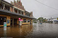 Image Present day Great Northern Hotel at 35-43 Jonson St Byron Bay. Photo by Paul Blackmore taken on 30 Mar 2022 during the big floods. 