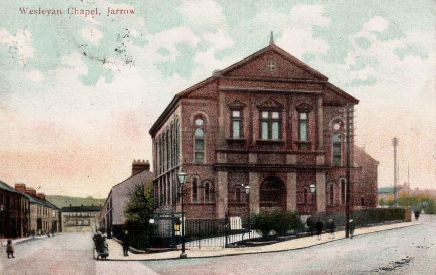 Image of Postcard of St. John’s Wesleyan Chapel.