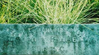 Headstone of Joseph STRONG