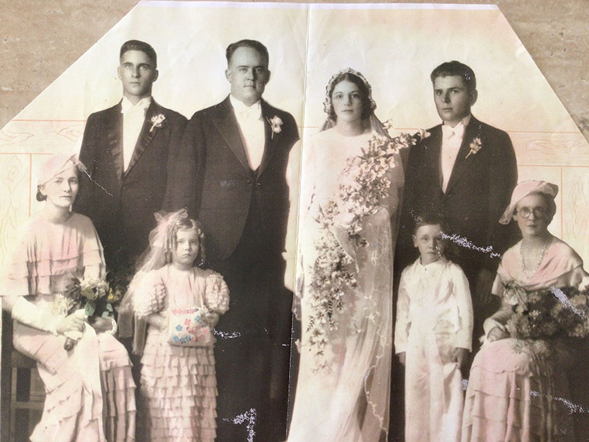 Image of Marriage of Ewart-Hollands. 