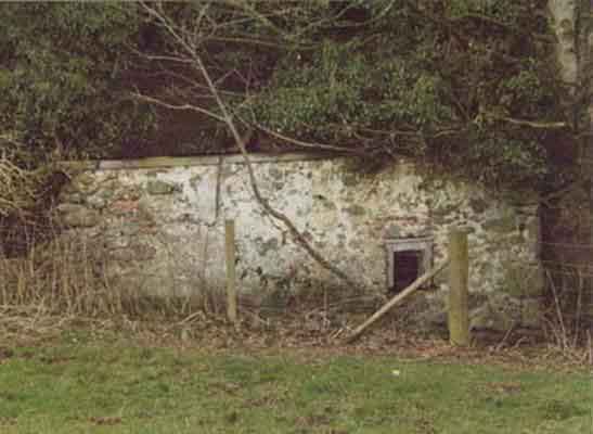 LANE home at Unagh. It is now a stone farm shed with a flat roof. Note the window. Photo: Owner of property.