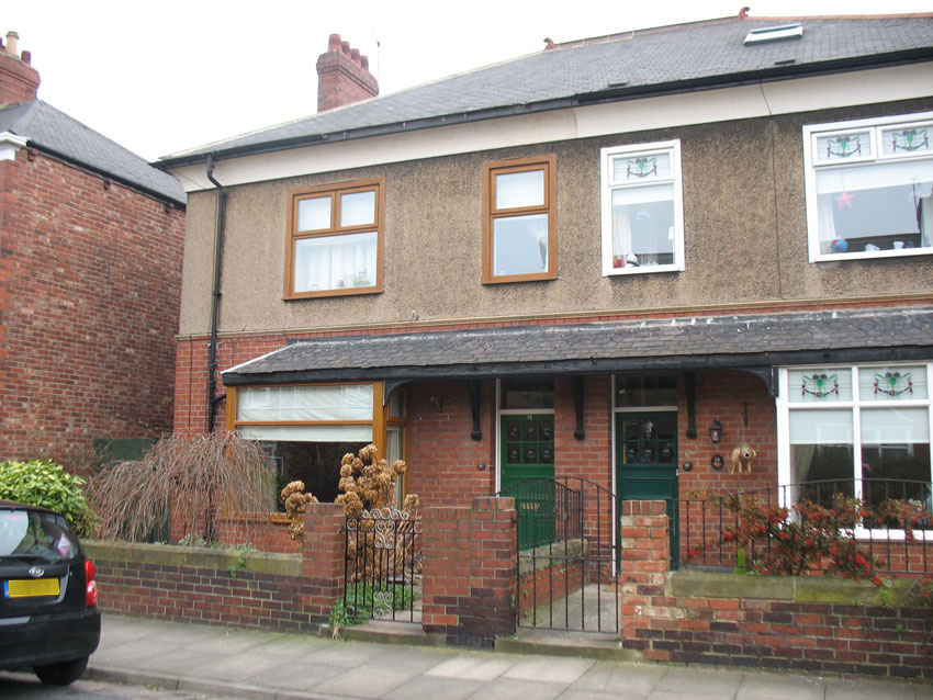 Image of 12 Wansbeck Rd Jarrow. Home of Robert Strong LANE.