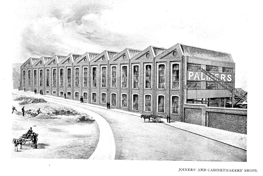 Image of joiners' & cabinetmakers' shops.