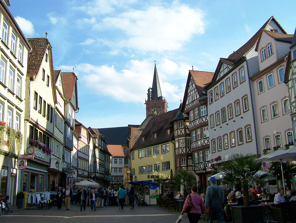 Image of Wertheim town square. Photo: Colin Horn.