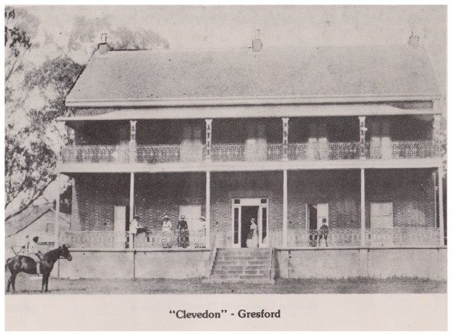 Image of Postcard of “Clevedon” - Gresford. Courtesy: Delma Lawrence Gresford H.S. Archivist.