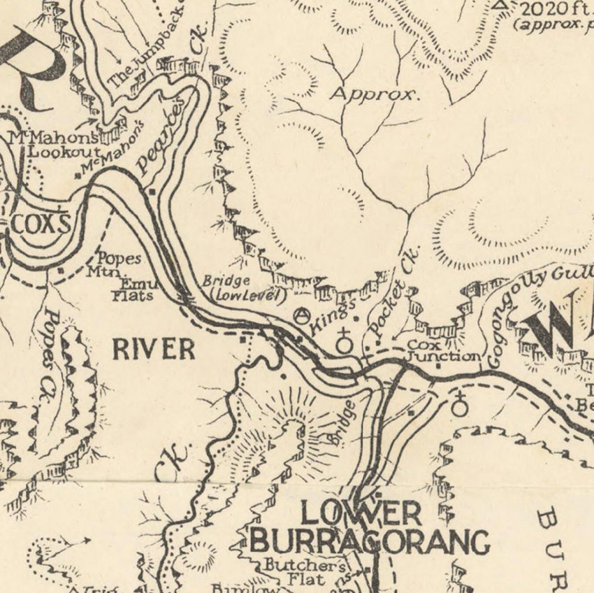 Image of Burragorang Tourist Map.